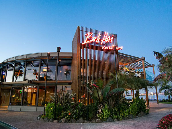 Entrance into Bali Hai restaurant